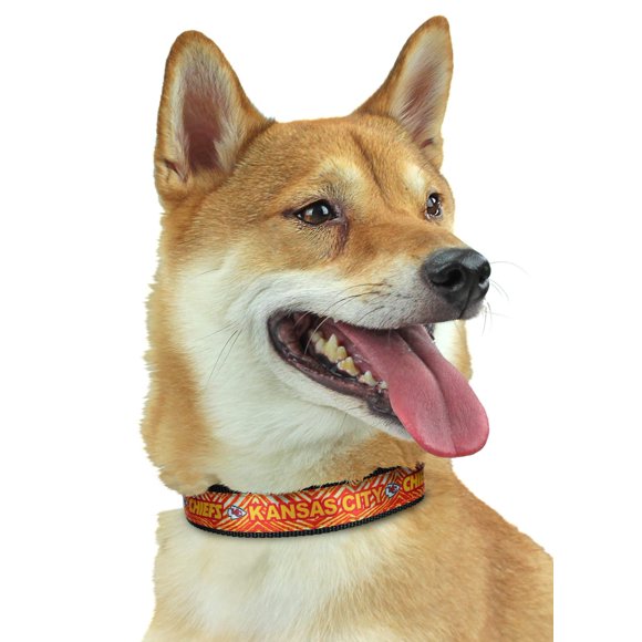 Zubaz X Pets First NFL Kansas City Chiefs Collar For Dogs & Cats Medium
