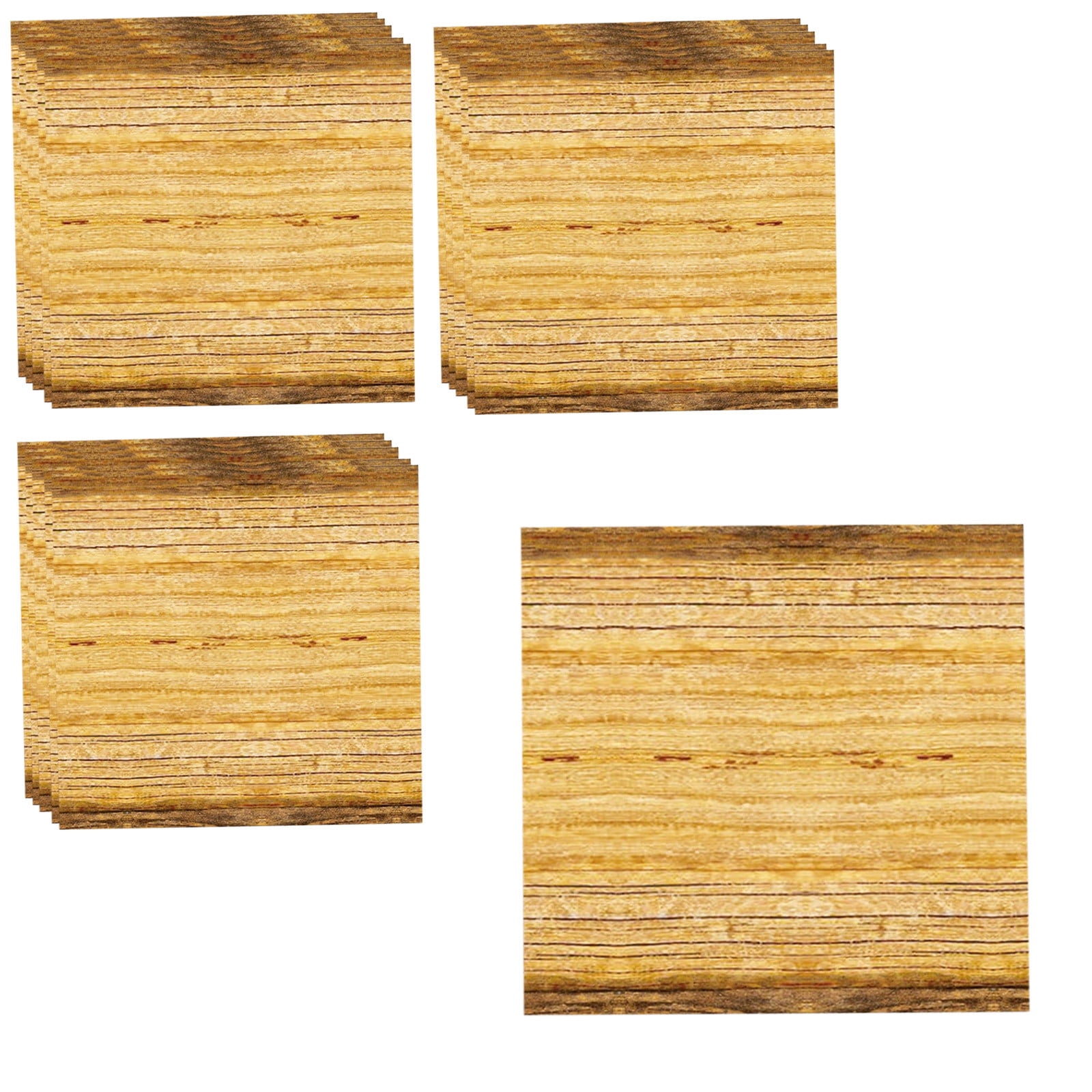 Fesfesfes 20-Piece Paper Towels Natural Wood Grain Paper Towels Tableware for Birthday Decorations for Camping Gatherings Easy to Use