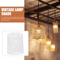 thumbnail image 3 of ELAYARD Rustic White Iron Small Lamp Shade for Floor Lamps Stylish Hollowed Pattern, 3 of 6