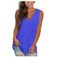 thumbnail image 4 of Birdeem T-Shirt Sans Manches Col en V Ample Mode pour Femmes, 4 of 10