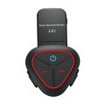 thumbnail image 2 of Tachiuwa Casque de Moto BT, Réponse Automatique aux Appels Entrants, Étanche, Rouge, 2 of 9