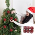 thumbnail image 1 of Meitianfacai Exquisite Christmas Ball Creatives Design Holiday Party Venue Decorations Christmas Tree Hanging Decorations Gift Ball, Red, 1 of 6