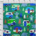thumbnail image 3 of oneOone Tissu en Coton Vert Mer Cambrique pour Camping Randonnée Point de Robe Tissu Imprimé au Mètre 42 Pouces de Large, 3 of 4