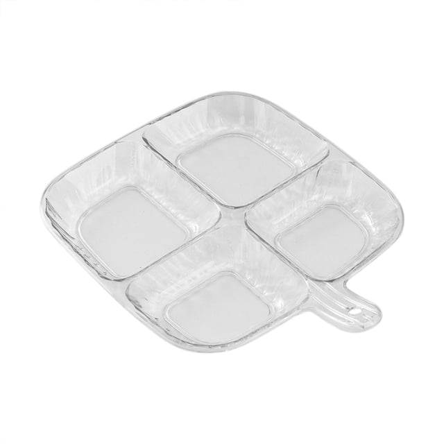 pstuiky Wall Mounted Hot Pot Tray Vegetable Prep & Soy Dipping Dish Storage Multi-Compartment Organizer