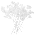 thumbnail image 1 of MOVTOTOP 12Pcs Simulation Berry Picks White Plastic for DIY Accessories and Christmas Decorations, 1 of 8