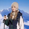 thumbnail image 2 of ORUYROP Bonnet d'Hiver Épais pour Femmes avec Cache-Oreilles de Ski à Double Couche, 2 of 7