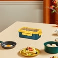 thumbnail image 4 of EGNMCR Kitchen Gadgets, Kitchen Accessories Plastic Lunch Box Leak Proof Food Storage Container With Utensils Microwave Safe Bento Box For Office School Meal Prep Singles Pack Plastics insulation boxs, 4 of 6