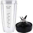 thumbnail image 1 of Blender Replacement Parts for Ninja, 24Oz Cup 7 Fins Extractor Blade, for Nutri Ninja Auto IQ BN801 SS101 BL480-30 BL641, 1 of 6