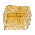 thumbnail image 4 of 4 Grids Trapezoidal Desktop Storage Box, Makeup Organizer, PP Plastic Clear Case for Cosmetics, Remote Controls, Skincare Products, Stationery with Multiple Usages, 4 of 8