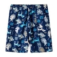 thumbnail image 3 of TopLLC Mens Shorts, Men's Pants Shorts Men's Drawstring Print Beach Shorts Holiday Style Beach Shorts, 3 of 8