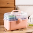 thumbnail image 2 of Box Medicine Storage Box Plastic Multi Layer Large Capacity Medicine Cabinet for Household, 2 of 5