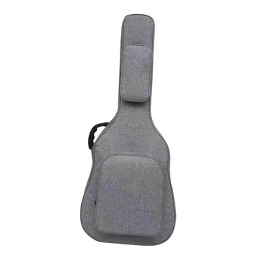 ziyahi Sac pour Guitare Acoustique avec Poches Sac à Dos Bandoulière Réglable pour Basses Gris