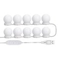 thumbnail image 1 of Amdohai Trousse de Lumières DEL pour Miroir de Coiffeuse avec 10 Ampoules Réglables 10, 1 of 7