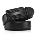 thumbnail image 2 of Men‘s Solid Buckle with Automatic Ratchet Leather Belt 35mm Wide 1 3/8, 2 of 5