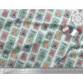 thumbnail image 2 of Soimoi Silk Fabric Woodgrain Texture & Cartoon Machine Hardware Fabric Prints by Yard 42 Inch Wide, 2 of 3