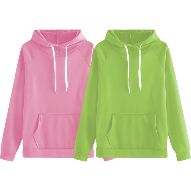 Chandail à Capuchon pour Femmes, Comdrip Chandail à Capuchon pour Femmes d'Automne et d'Hiver, Mode, Grande Taille, Chandails à Capuchon pour Femmes Rose m