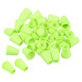 thumbnail image 1 of Unique Bargains Butée à Cloche, Verrou de Corde pour Sac à Cordon, Vert Vif Lot de 50, 1 of 5