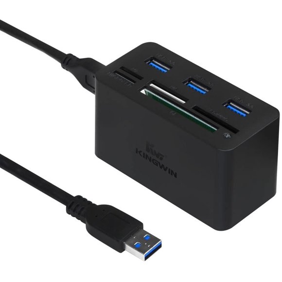 Kingwin KWCR-801U3 Lecteur de Carte USB 3.0 Mini Combo