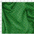 thumbnail image 4 of Soimoi Green Poly Georgette Fabric Yellow Flower & Dots Print Fabric by Yard 42 Inch Wide, 4 of 5