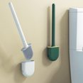 thumbnail image 2 of SOLLED Silicone Toilet Brush With Drain Storage Box Detachable Wall-mounted Space-saving Cleaning Brush, 2 of 6
