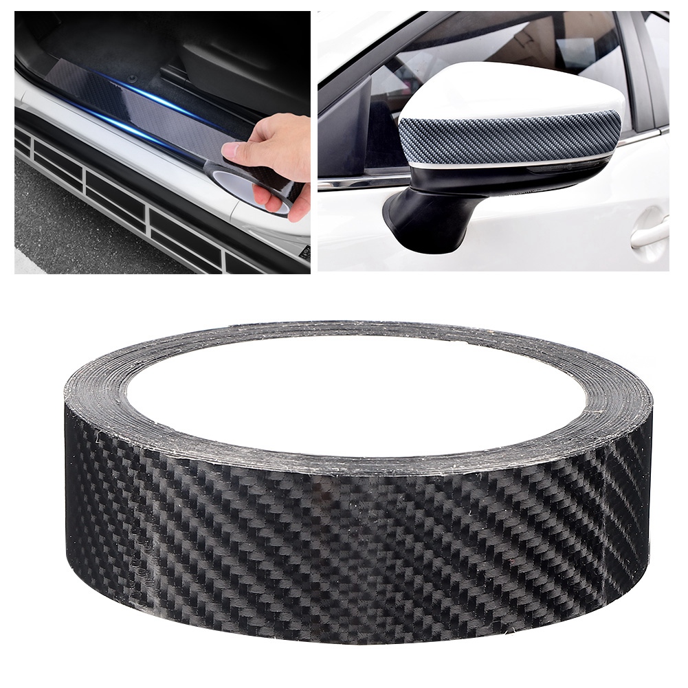 Carbon Fiber Sticker Carbon Fiber Film Carbon Fiber Guard Carbon Fiber Protective Film Car Door Edge Guard Anti-scratch Sticker Accessory