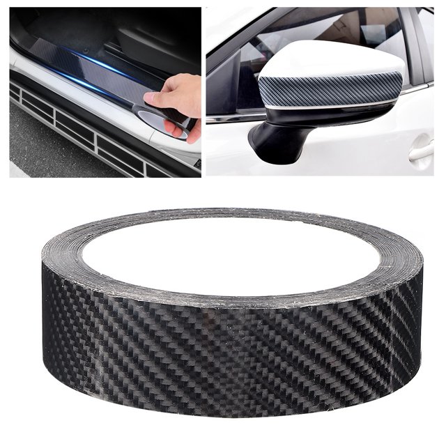 Carbon Fiber Sticker Carbon Fiber Film Carbon Fiber Guard Carbon Fiber Protective Film Car Door Edge Guard Anti-scratch Sticker Accessory