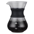 thumbnail image 1 of Thinsony Coffee Pot Percolator Breakfast Accessories Silicone Coffee Supplies Glass Handle Design Borocilicate Filtering Kettle 400ml, 1 of 6