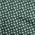 thumbnail image 1 of oneOone Coton Flex Vert Foncé Tissu Jacobin Floral Tissu pour Robe Tissu Imprimé Tissu au Mètre 40 Pouces de Large, 1 of 4