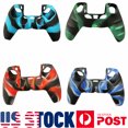 thumbnail image 5 of LNGOOR For PlayStation 5 PS5 Controller Silicone Rubber Grip Cover Case, Black+Red, 5 of 5