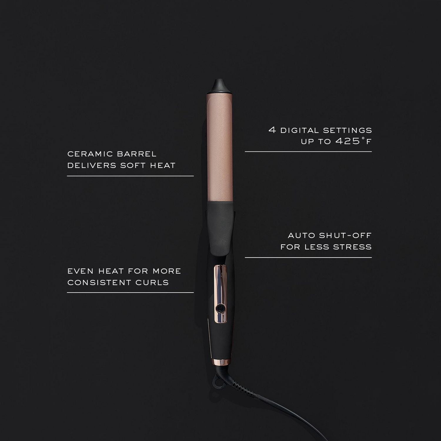 KRISTIN ESS Outils Coiffants Chauffants<br>1 ¼" Fer à Friser en Céramique