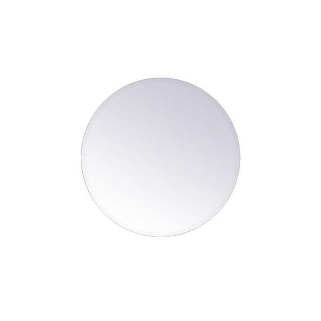 Elegant Decor MR401928 Miroir Rond en Gracie de 28 Po, Clair
