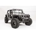 thumbnail image 1 of Fits 2007-2018 Jeep Wrangler JK Fab Fours Bumper GR1000-1 Grumper; One Piece Stubby Design; Direct Fit; Mounting Hardware Included; With Grille; With Internal Winch Mount; With D-Ring Mounts, 1 of 2