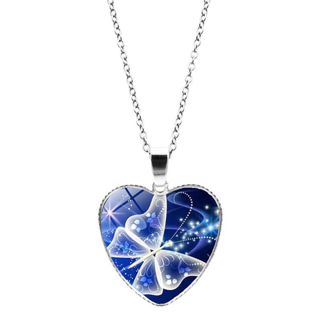 mtvxesu Necklaces Pendants Sweet Necklace Acrylic Color Clavicle Chain Necklace