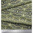 thumbnail image 2 of Soimoi Modal Satin Fabric Mandala Kaleidoscope Decor Fabric Printed Yard 42 Inch Wide, 2 of 3