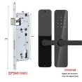 thumbnail image 3 of App Control Smart Lock Digital Locks With Handle Keypad Electronic Door Lock For Home Hotel Rental Bluetooth Connect ,Integrated Smart Home, 3 of 4