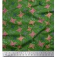 thumbnail image 1 of Soimoi Polyester Crepe Fabric Dot & Butterfly Print Fabric by Yard 52 Inch Wide, 1 of 3
