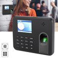 thumbnail image 4 of Time Clocks, Fingerprint Password Employee Punch Clock Finger Touch Time Card 2.8in TFT  For Mployees Small Business US Plug, 4 of 8