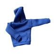thumbnail image 2 of Mode 1:12 Chandail à Capuchon Miniature Vêtements pour Figurines Masculines de 6 Pouces Poupée Modèle Déguisement Accessoire Bleu, 2 of 8