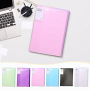 Vaidha A4 Rhinestones Arts Storage Book Portfolio Binder With Plastic Sleeves