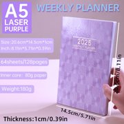 TopLLC Diary NoteBook 2025 Schedule Notepad Inside Page A5 Efficiency Manual Planning Notebooks a notebook