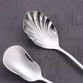 thumbnail image 4 of thinsony 6 Pieces Stainless Steel Spoon Reusable Anti-rust Stylish Solid Color Replacement Ergonomic Coffee Cake Mousse Scoop, 4 of 8
