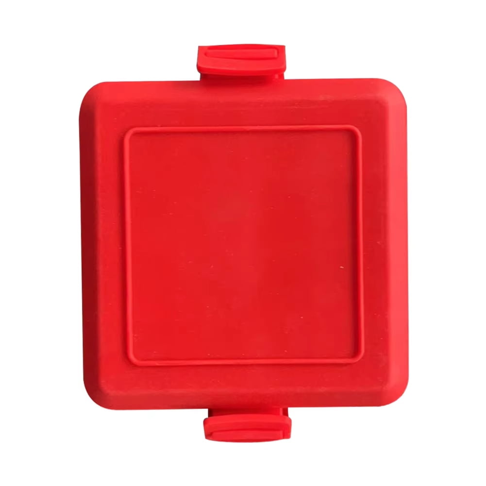 Microwave Sandwich Maker No Electricity Wireless Maker Microwave Square Paninis Maker for Dessert Sandwiches Breakfast,1*Microwave Sandwich Maker,Red