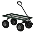 thumbnail image 1 of Outsunny Chariot de Jardin Robuste, Capacité de 330 Lb, Noir, 1 of 9
