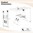 thumbnail image 3 of Costway Foldable Gullwing Clothes Drying Rack with 56" Adjustable Wings, 3 of 10