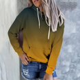 thumbnail image 2 of Penkiiy Sweat à Capuche pour Femmes Mode Décontractée Patchwork Jaune Y2K, 2 of 4