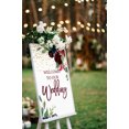thumbnail image 4 of Darling Souvenir MADE WITH LOVE Watercolor flowerLargeWelcomeSign, Decorative PosterWelcomeTo Our Wedding Poster For Easel Wedding Collection- 18x12, 4 of 5