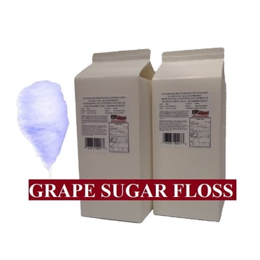 Centerstage Fil Dentaire Professionnel à la Barbe à Papa au Sucre - Raisin - Lot de 2 Cartons