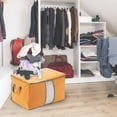 thumbnail image 3 of Non-Woven Storage Bags - Reinforced Handles, Clear Window, Foldable - for Clothes/Quilts, Closet/Laundry, Multi-Color Options, 3 of 3