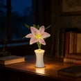 thumbnail image 4 of Lunxisen 1 Pcs Flower Pot Night Light Desk Lamp Home Decor Ambient Lighting Gift Idea, 4 of 9