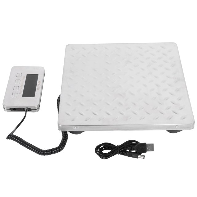 200kg Stainless Steel Platform Postal Shipping Scale for Busniess Office Home Warehouse Package